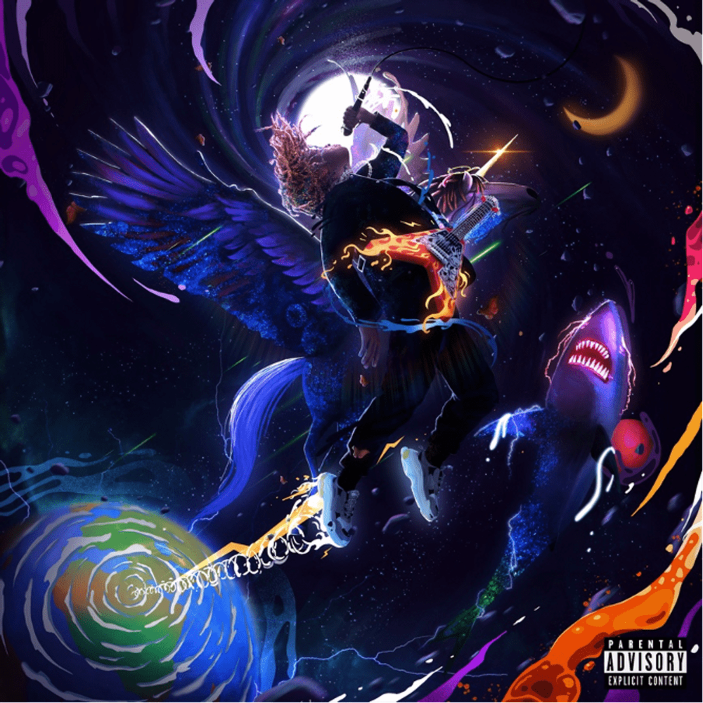Trippie Redd Shares ‘Neon Shark vs Pegasus’ Project Executive Produced by Travis Barker