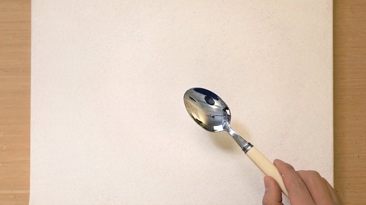 Painting Technique Using a Spoon