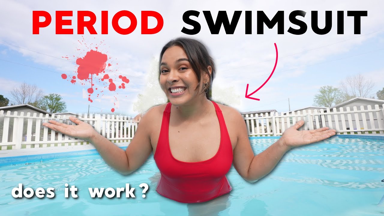 I Tried A Period Swimsuit 😳 Beauty Busters Approved?