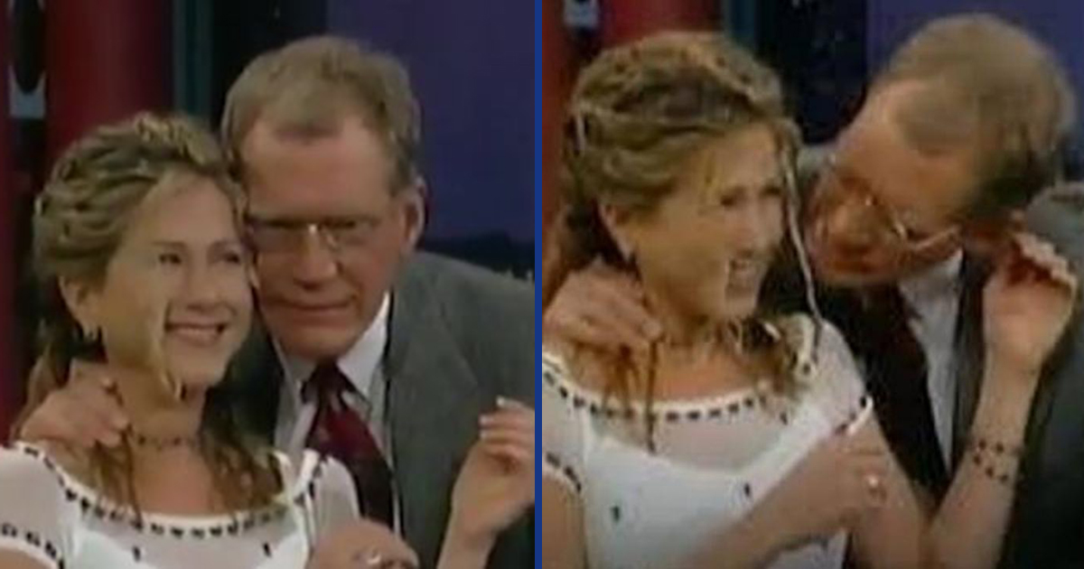 Letterman Sucks On Jennifer Aniston’s Hair In Disgusting Resurfaced Interview