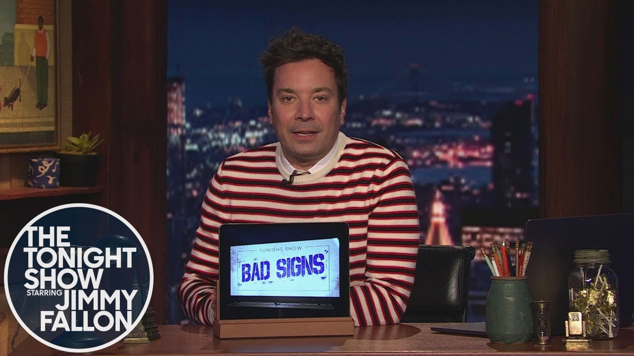Bad Signs: Used Doughnuts, 21th Street | The Tonight Show Starring Jimmy Fallon
