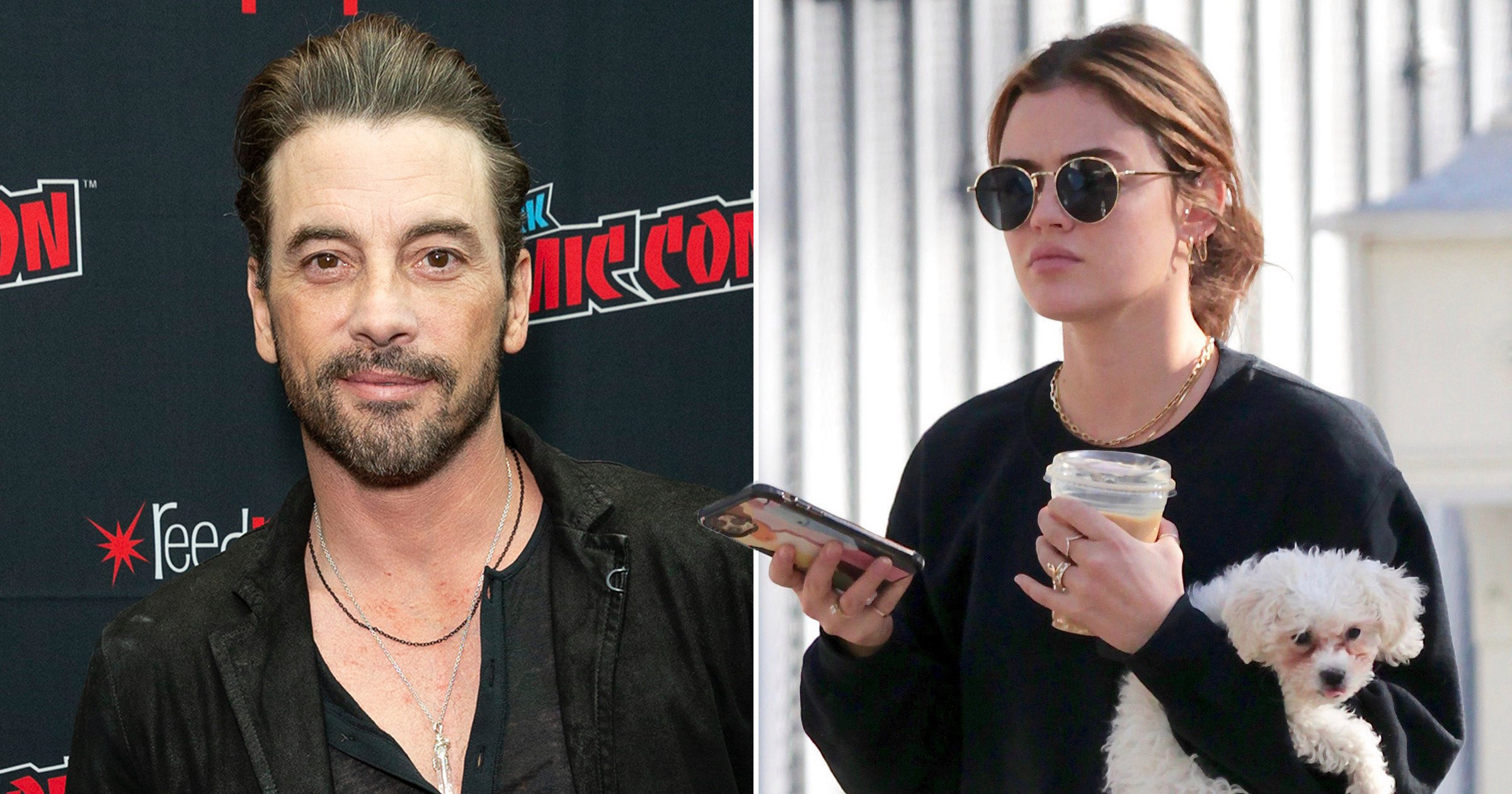 Lucy Hale, 31, and Riverdale’s Skeet Ulrich, 51, spark dating rumours on PDA-filled lunch date in LA