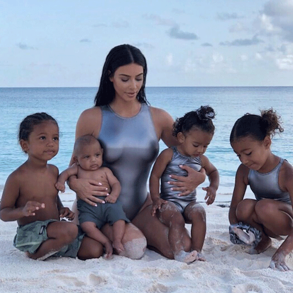 Kim Kardashian's New Photo of Son Psalm Proves Time Is Flying