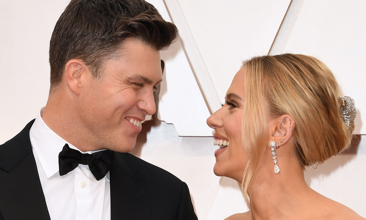 Colin Jost gives rare glimpse into marital home with Scarlett Johansson ...