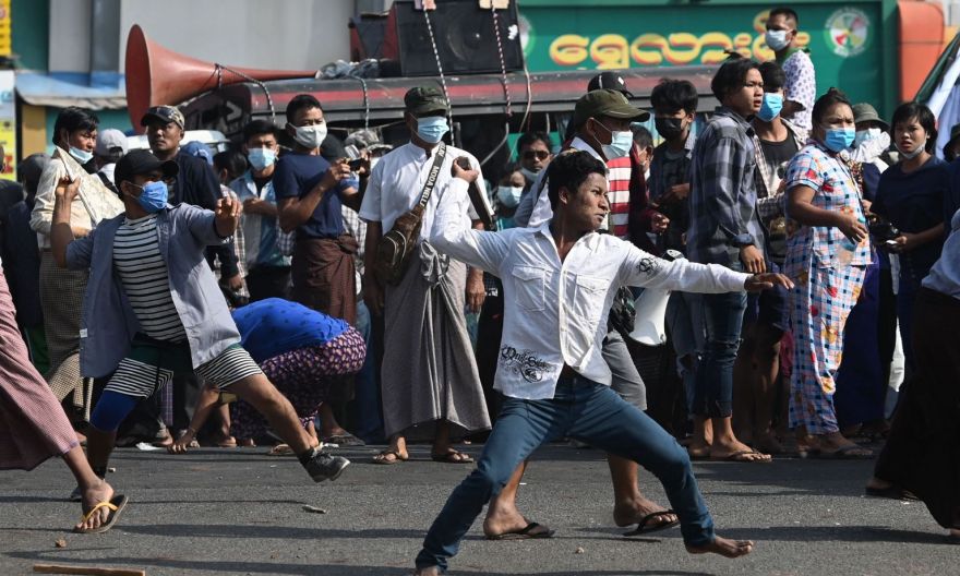 Britain imposes more sanctions as Myanmar sees fresh clashes