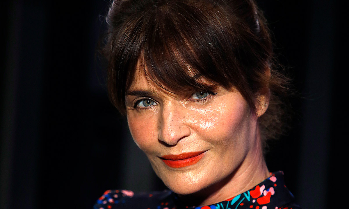 Helena Christensen's model son is her double in rare photo together