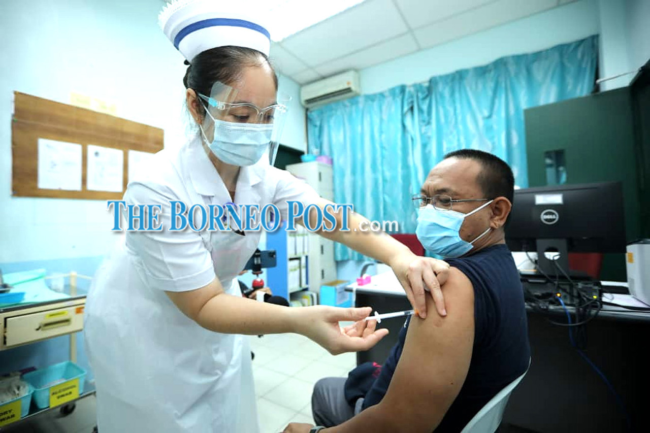 I have been given the Covid-19 vaccine!