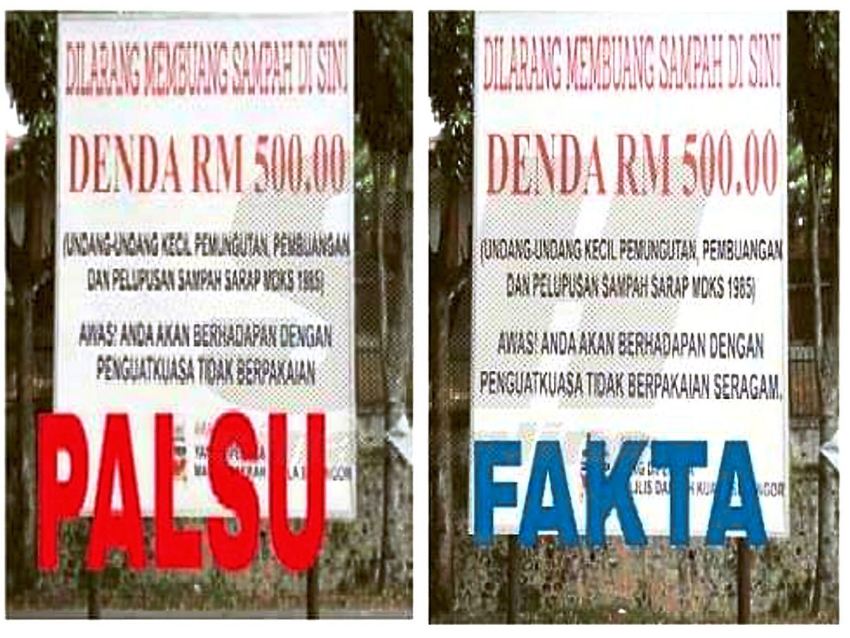 Council wants firm action over viral photo of altered signboard