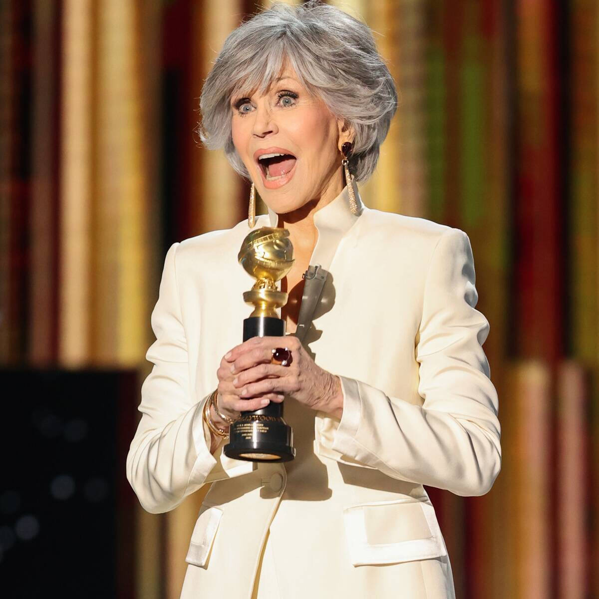 Jane Fonda Calls on Hollywood to Be "Leaders" of Diversity at the 2021 Golden Globes