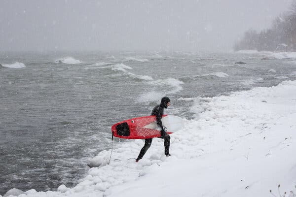 Surf’s Up. The Temperature Isn’t.