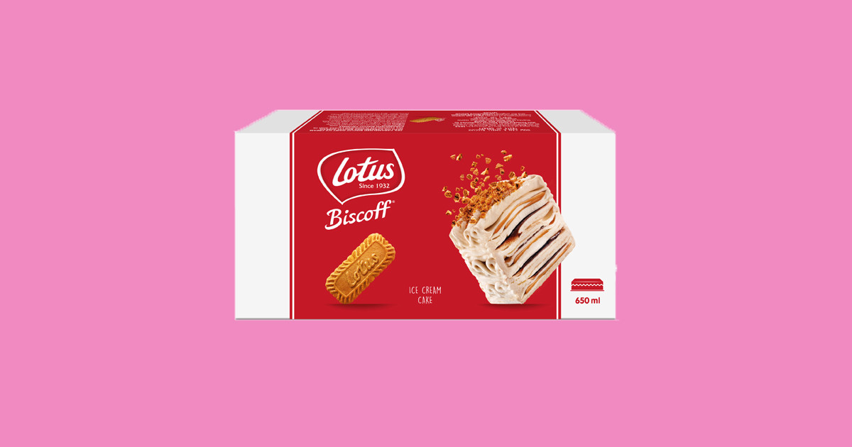 A Lotus Biscoff ice cream cake is coming and yes, you should be excited