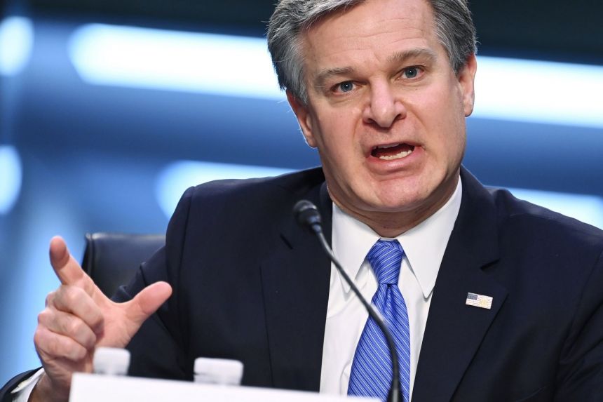 FBI director Christopher Wray dismisses theory left-wing groups had role in Capitol riot
