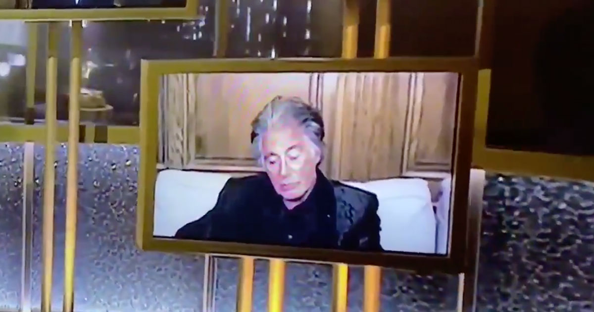 Al Pacino Napping At The Golden Globes Is All Of Us