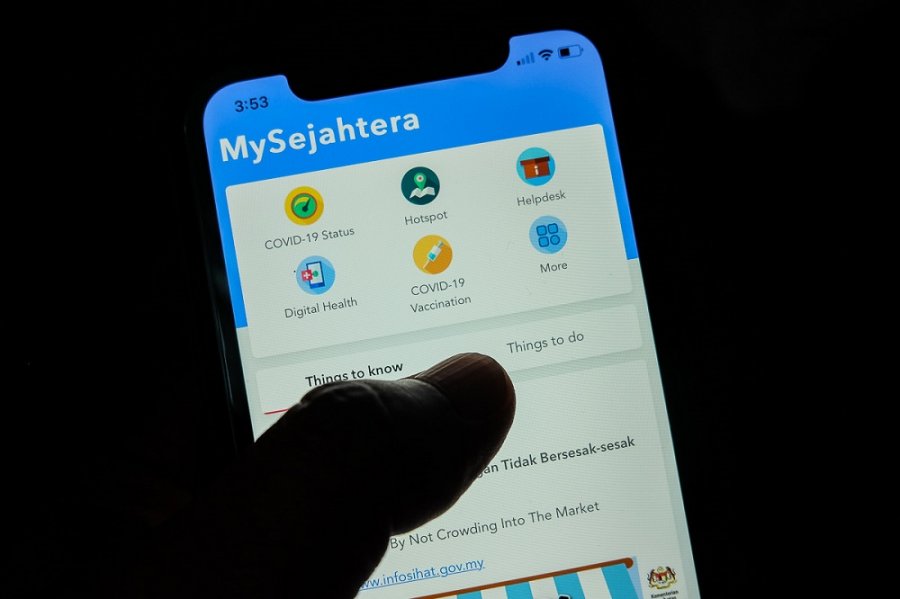 全国1741364人　透过MySejahtera登记接种疫苗