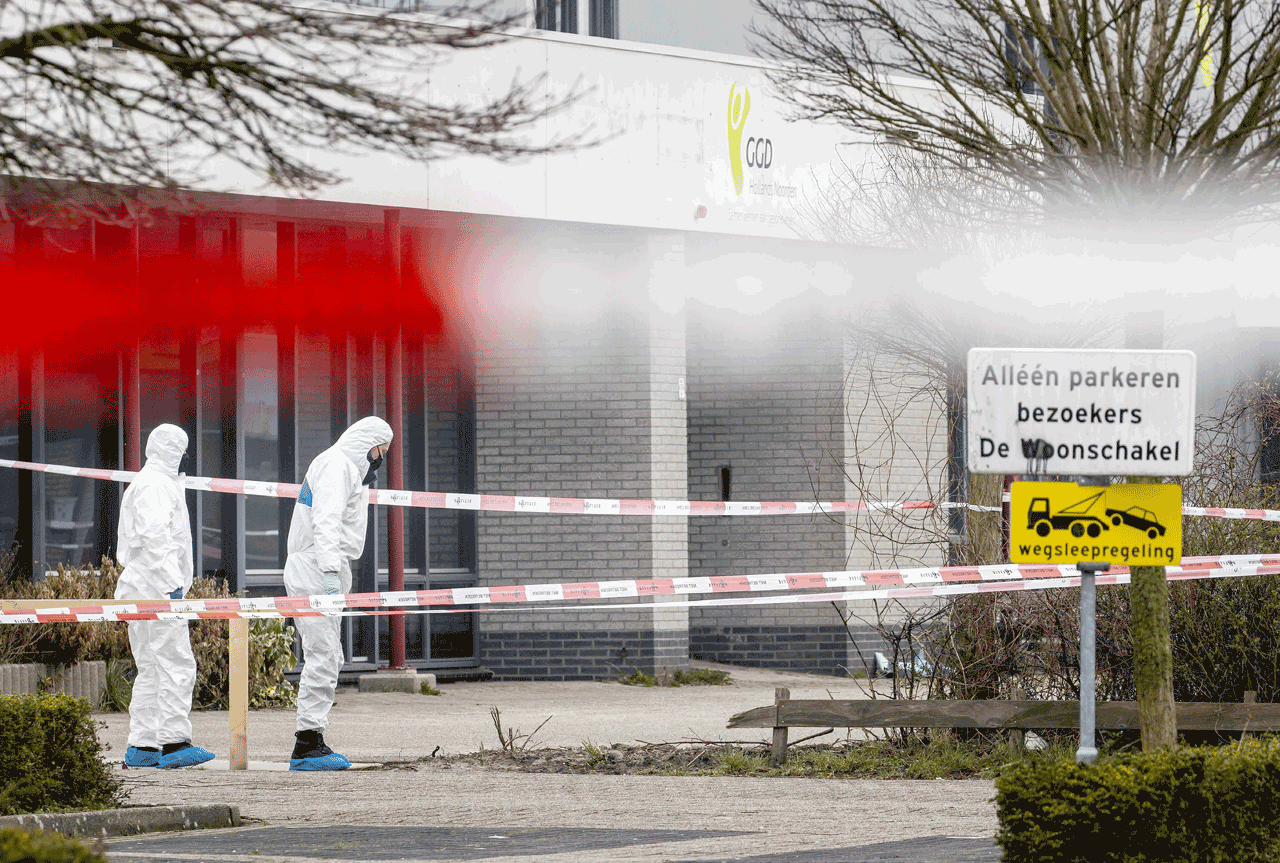 ‘Insane’ blast damages Dutch coronavirus test centre