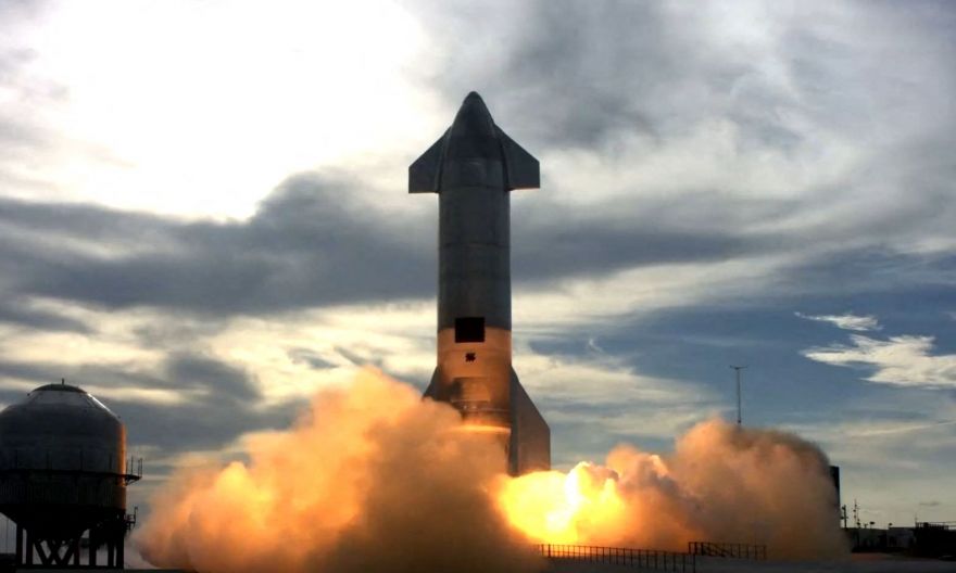 SpaceX biggest rocket pulls off landing, then erupts in fireball