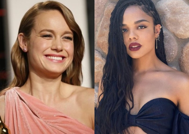 Brie Larson hints at project with fellow Marvel star Tessa Thompson