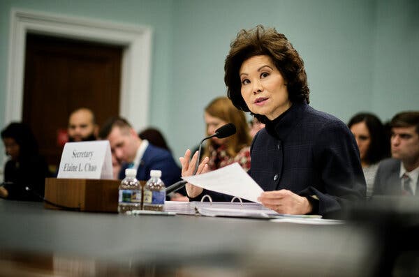 Inspector General’s Report Cites Elaine Chao for Using Office to Help Family