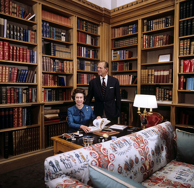 The Queen pictured in rarely seen room at Windsor Castle