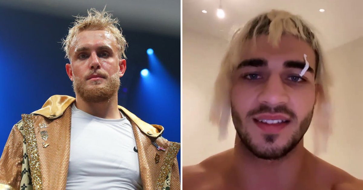 Tommy Fury comes for ‘p***y’ Jake Paul in blonde hair extensions as bizarre boxing beef escalates