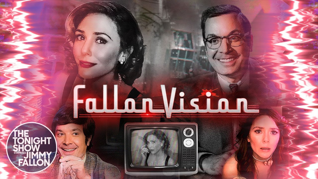 FallonVision with Elizabeth Olsen (WandaVision Parody) | The Tonight Show