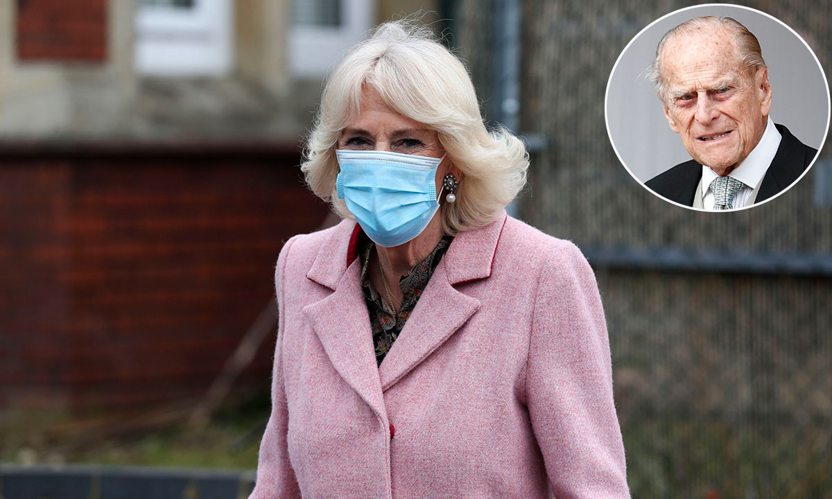Duchess of Cornwall says Prince Philip is 'slightly improving' in hospital