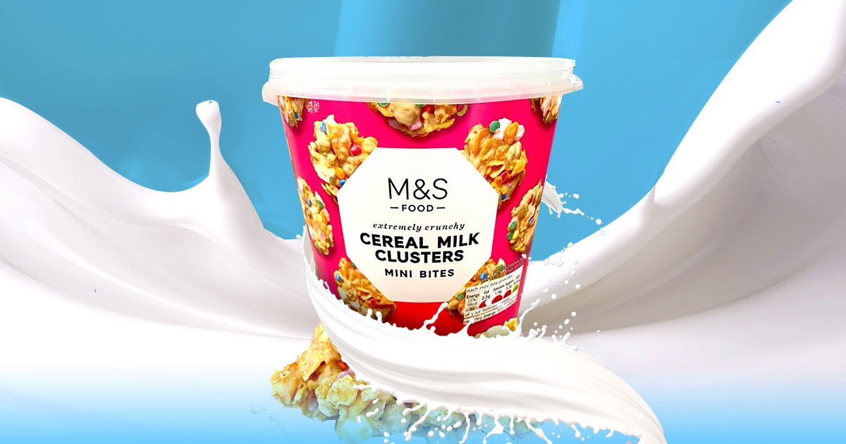 M&S launches cereal milk clusters – and it’s just the WFH snack we need