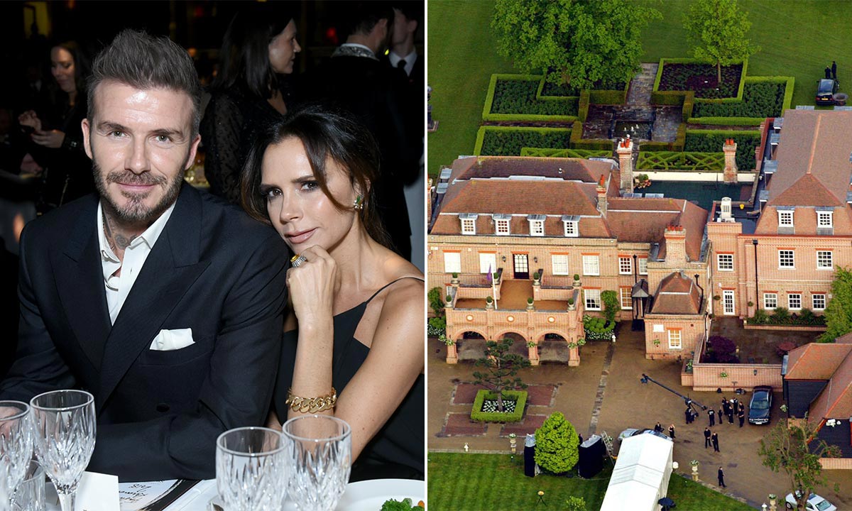 Victoria and David Beckham's former £11.5million 'palace' is bigger than the Queen's castle