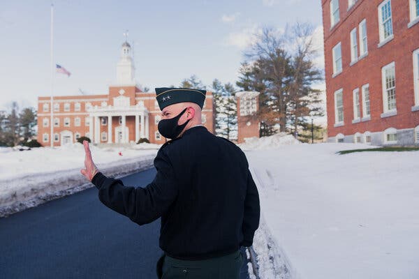 A college president wanted a firsthand look at dorm lockdown. Very firsthand.