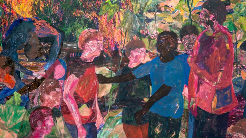 Kathryn Maple's 'deeply social' scene wins John Moores Painting Prize
