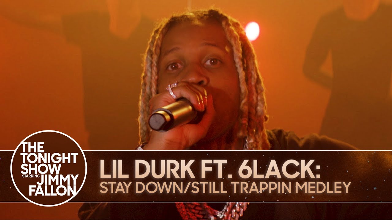Lil Durk ft. 6lack: Stay Down/Still Trappin Medley | The Tonight Show Starring Jimmy Fallon