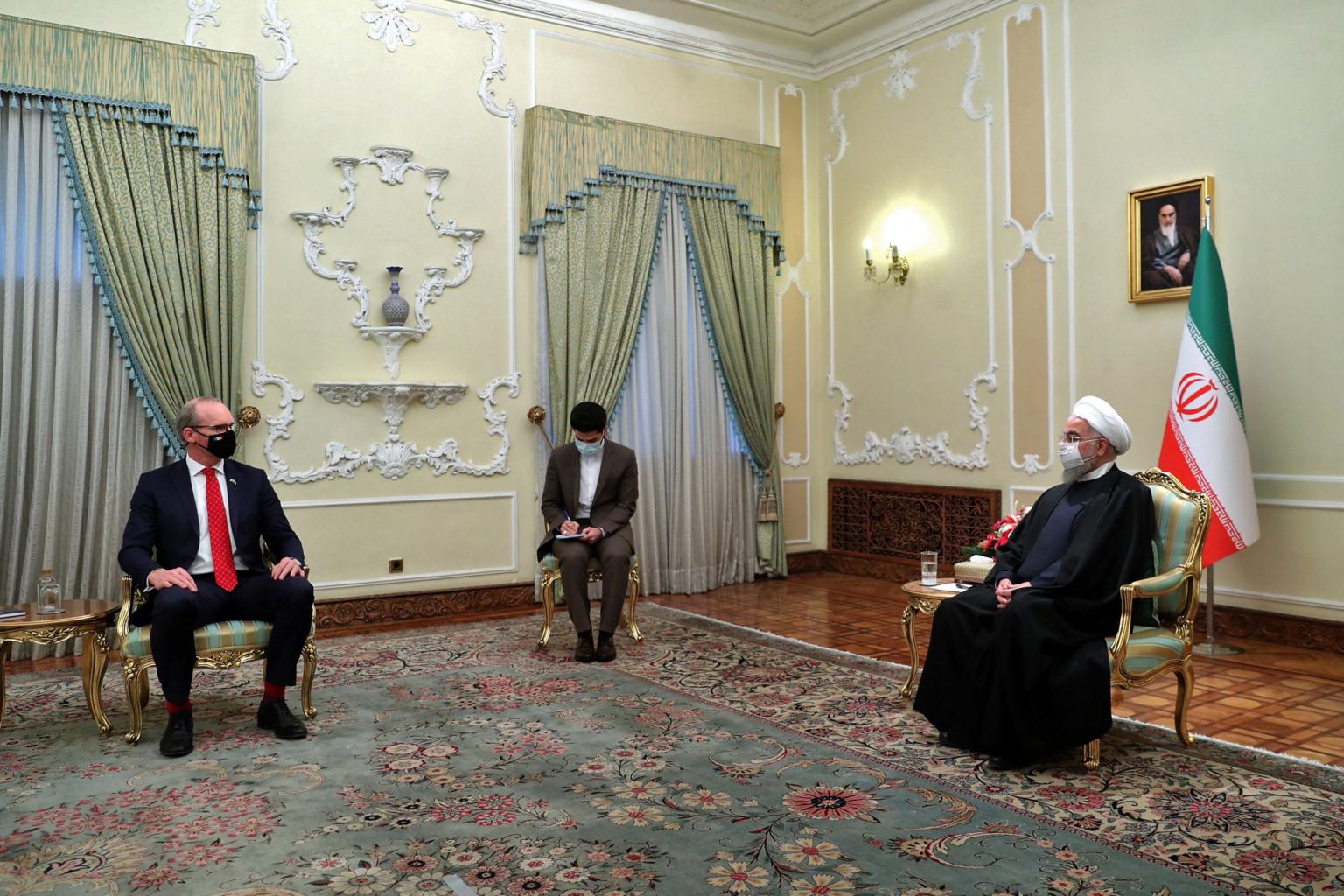 Iran president Rouhani urges Europe to avoid threats or pressure over nuclear deal