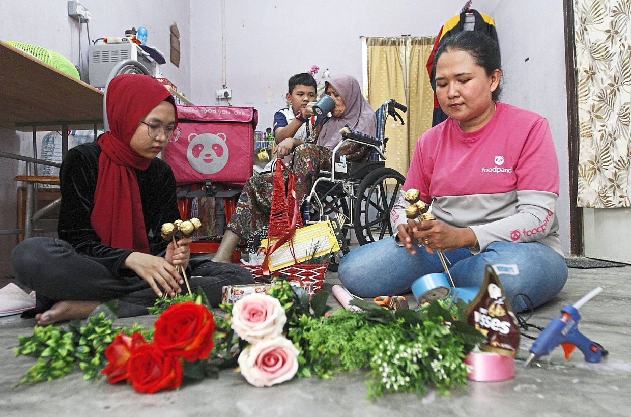 Single mum works hard to support family