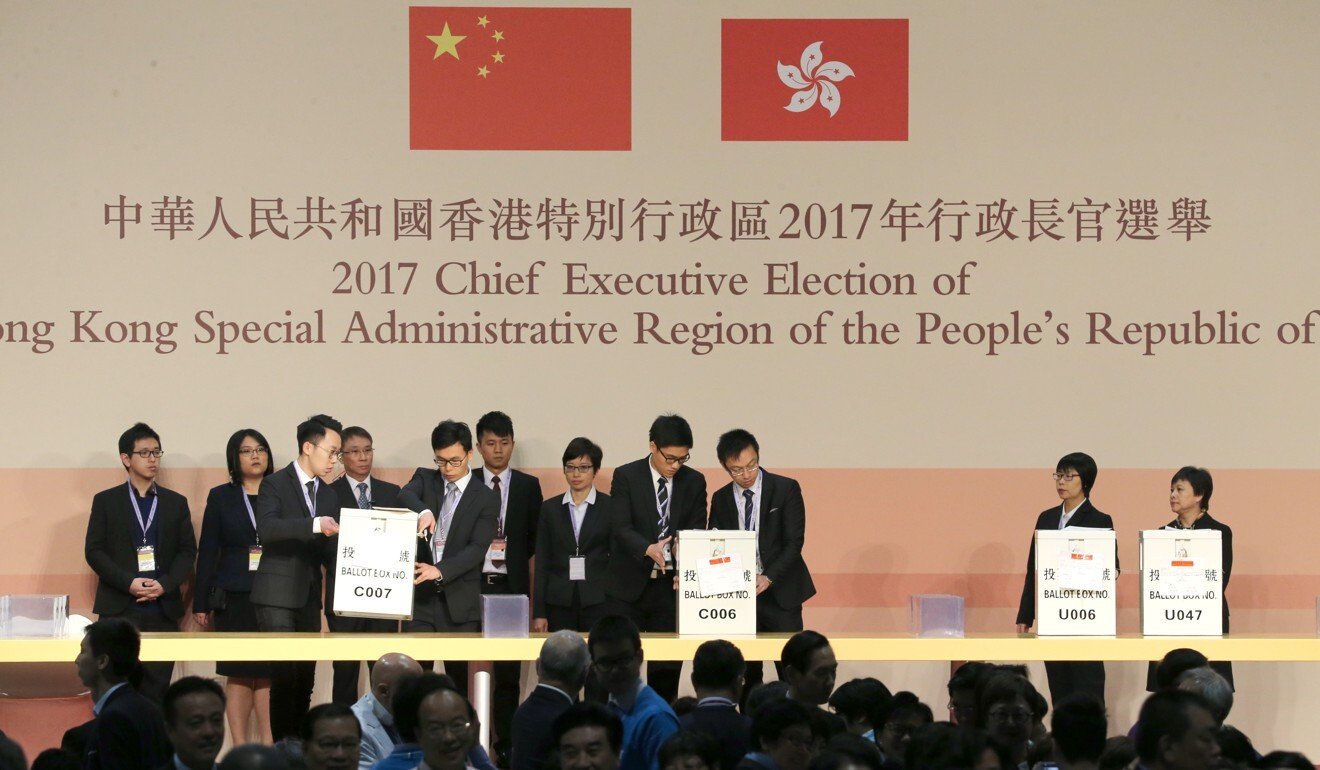 Hong Kong electoral changes: no more than 30,000 voters will take part in Election Committee race, authorities estimate, down from 246,000 in 2016