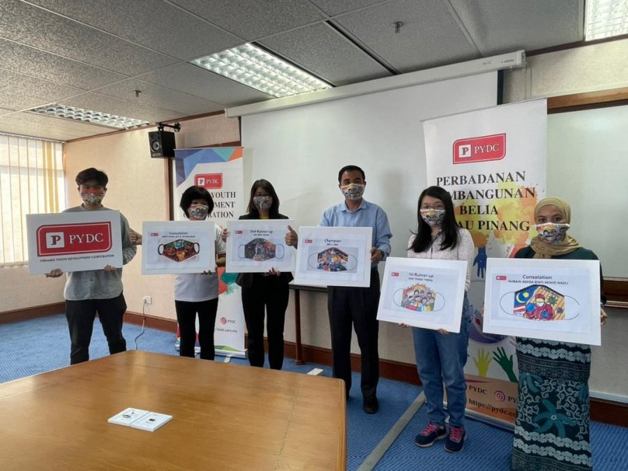 口罩设计赛得奖作品　印制400片供民索取