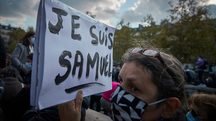 Samuel Paty: French schoolgirl admits lying about murdered teacher