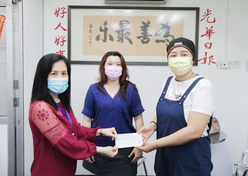 光华“好人好事”再筹2万3千元 充饶凌玲化疗医药费