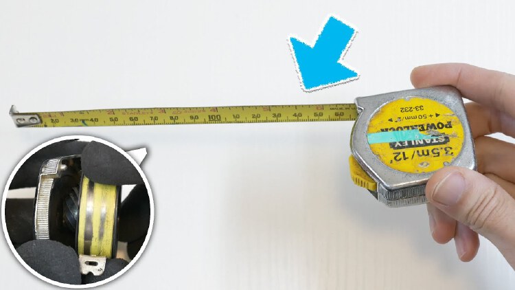 Flexible Retracting Tape Measure