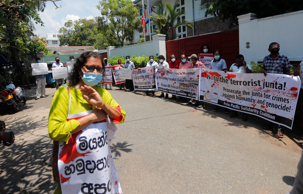 Sri Lankan invite for Myanmar junta’s minister sparks outrage