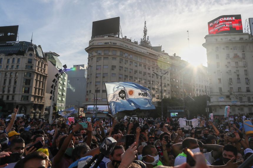 'Justice for Diego': Argentines march seeking answers over Maradona's death