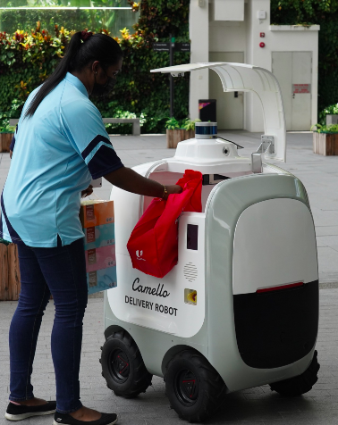 ntuc robot delivery