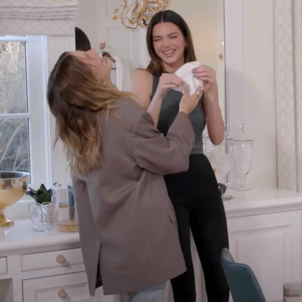 Watch Kendall Jenner and Hailey Bieber Spill Major Secrets in Game of "Never Have I Ever"