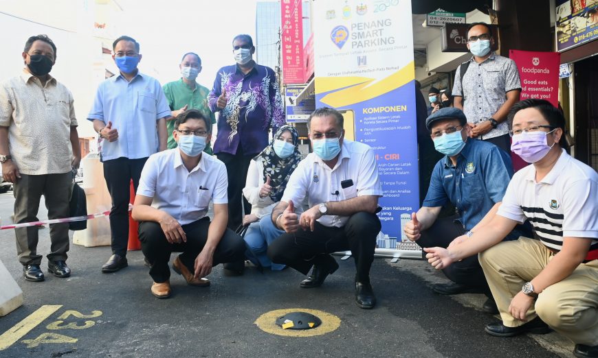 Smart sensors for designated MBPP parking lots installed