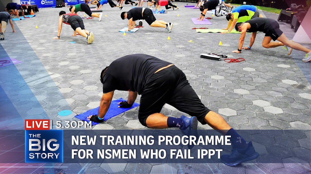 New fitness improvement training programme for NSmen who cannot pass IPPT | THE BIG STORY