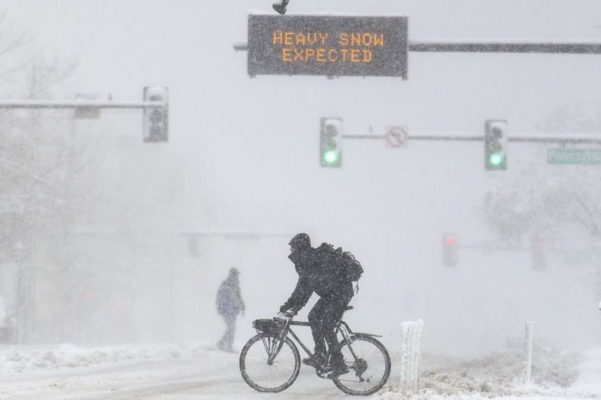 Dangerous winter storm batters western US as airport, highways shut down