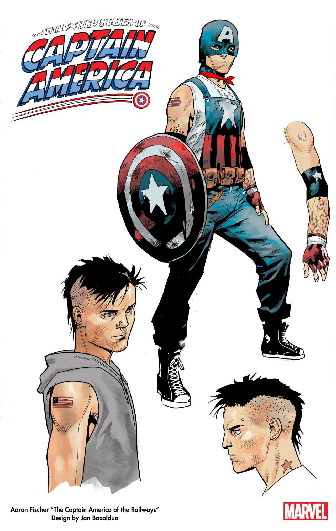 Marvel Reveals New LGBTQ Hero Captain America of the Railways