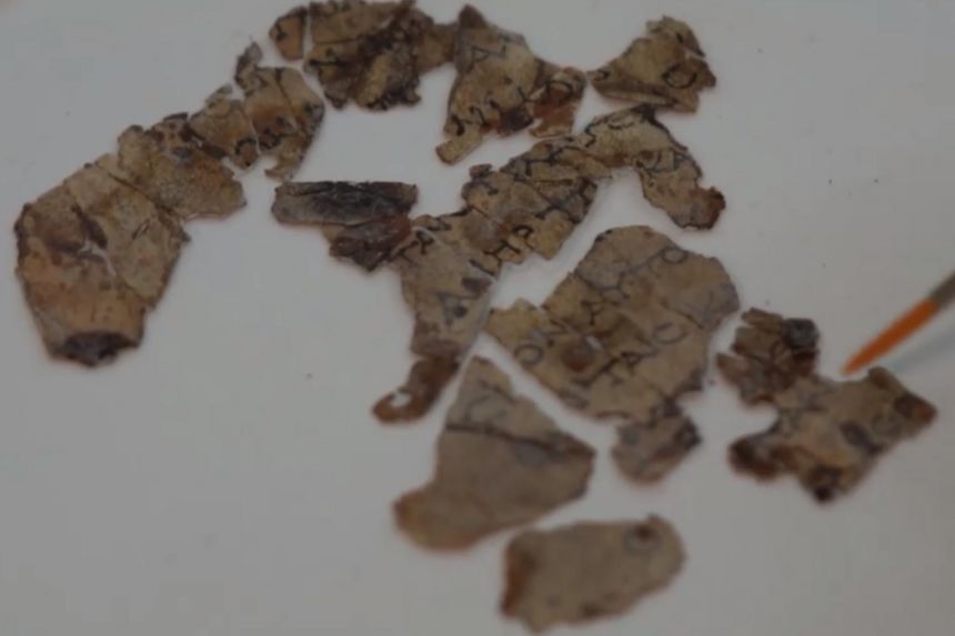 Israel unearths fragments of 2000-year-old biblical scroll