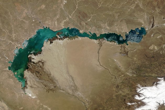 China's water use threatens Kazakhstan's other big lake