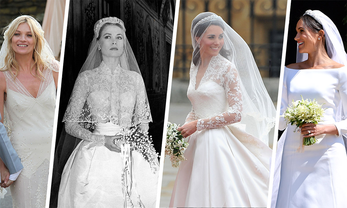 10 breathtaking celebrity and royal wedding veils: Meghan Markle, Hailey Bieber and more