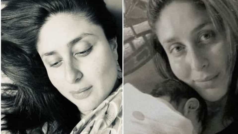 Kareena Kapoor can’t stop staring at her newborn baby. Check out her new pic